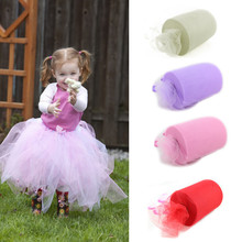 25 yardas tul rollo de tela de organza elemento de gasa transparente para mesa Runner boda cumpleaños decoración tutú regalo suministros 5Z 2024 - compra barato