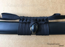 Sageo Superior Quality Wool Material Rope Wrapping Cord FOR Japanese Samurai Sword Brand New-Black 2024 - buy cheap