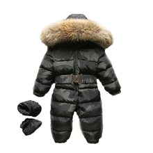 2021 Baby Girl Rompers Boys One Piece Snowsuits Toddler Girl Winter Clothes Baby Onesie Boys Overalls Duck Down Hooded Romper 2024 - buy cheap