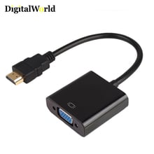 Adaptador vga digital para analógico, hdmi, conversor de áudio e vídeo, conector vga para xbox 360 ps4 pc, notebook, caixa de tv 2024 - compre barato