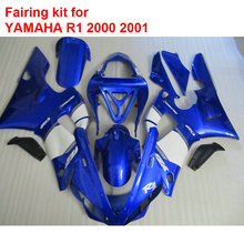 ABS plastic fairings for Yamaha YZFR1 2000 2001 blue white bodywork parts fairings set YZF R1 00 01 BA56 2024 - buy cheap