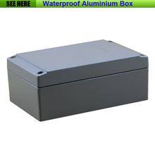 Frete grátis 1 peças/lote qualidade superior 100% material de alumínio à prova dwaterproof água ip66 padrão selado caixa de alumínio 160*100*65mm 2024 - compre barato