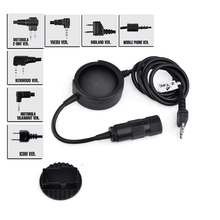 Element Z Tactical PTT New TCI Walkie-Talkie Headset PTT Hole Military BF Midland PTT 5 Plugs For Baofeng Radio Z138 2024 - buy cheap