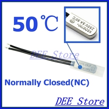 10Pcs/lot 50C Degree Celsius NC Normal Close Thermal Protector Sensor Thermostat temperature control fuse switch 250V 5A KSD9700 2024 - buy cheap