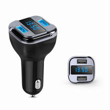 Mini GPS Tracker Mobile APP Tracker Dual USB Smart Car Charger Voltage Monitor GPS Locator Real Time Tracking Device Voltmeter 2024 - buy cheap