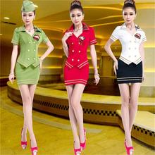 Spring and summer new sauna foot bath technician overalls sexy hotel ktv princess stewardess uniforms female 2024 - buy cheap