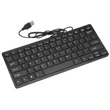 Utra Slim Universal USB 2.0 Portable Mini Multimedia Wired Keyboard 78 Keys Keyboards For Notebook PC Laptop 2024 - купить недорого