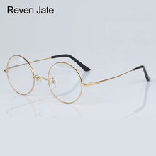 Reven Jate 8786 Men Titanium Optical Eyeglasses Frame Round Shape Prescription Eyewear for Man Rx Spectacles Glasses Frame 2024 - buy cheap