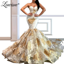 Slim Mermaid Evening Dresses Formal Dress Abendkleider 2019 Vestidos De Festa Longo Muslim Party Gown Robe Soiree Prom Dress 2024 - buy cheap