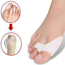 1 Pair Soft Silicone Hallux Valgus Straightener Toe Splitter Separator Bunion Corrector Bone Big Toe Protector Foot Spreader 2024 - buy cheap