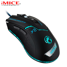 Ergonomics 3200DPI Wired Gaming Mouse LED Optical USB Computer Mouse Gamer Mice for PC Laptop Computer for CSGO LOL Game 2024 - buy cheap
