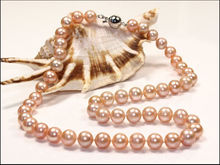 Collar de perlas de oro rosa del Mar del Sur, aretes redondos y enormes, AAA, 10-11MM, regalo 2024 - compra barato