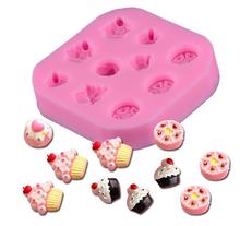 Top Fashion Rushed Cooking Tools Free Postage Small Cake Fondant Mold Modeling Bakeware Food Grade Liquid Chocolate Green 2024 - buy cheap