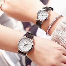 2018 новые часы для влюбленных модные дизайнерские наручные часы для пары повседневные кожаные часы мужские женские спортивные часы для влюбленных часы для мужчин 2024 - купить недорого
