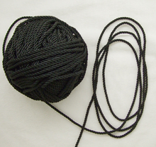 10 Mtrs/Lot Vintage trenzado rayón 10 mtrs/lote 4mm cordón color negro teñido cording 2024 - compra barato