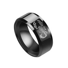 Модные очаровательные кольца из сплава для мужчин крутое готическое кольцо в стиле хип-хоп с изображением скорпиона льва ювелирное изделие Подарочное кольцо оптовая продажа 2024 - купить недорого
