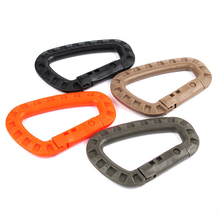 5Pcs/lot High Strength D-Ring Strong Carabiner Snap Backpack Hook Universal Outdoor Hiking Climbing Buckles 2024 - buy cheap