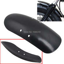 Nova Motocicleta De Metal Curto Frente Fender Se Encaixa Para Harley Quarenta E Oito 48 XL1200X XL 1200 2010 2011 2012 2013 2014 2015 2016 2017 2024 - compre barato