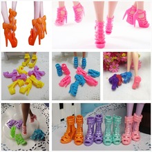 Модные игрушечные босоножки AILAIKI на высоком каблуке, обувь для Барби 1/6, игрушечная обувь для кукол, много стилей и цветов, оптовая продажа с завода 2024 - купить недорого