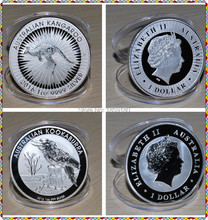 Free Shipping 10pcs/lot,2016 Australian New Coin,1 oz Silver Kangaroo Coin + 1 oz Silver Kookaburra Coin 2024 - buy cheap