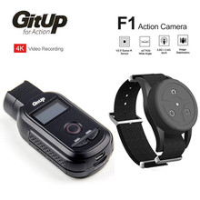 GitUp F1 90 градусов 4K 2160P FPV Wi-Fi Спортивная экшн-камера со сверхвысоким разрешением Ultra HD, Интервальная покадровая съемка Горизонтальное кадрирование наружной видеосъемки Dash Cam Регистраторы с пультом дистанционного управления Управление 2024 - купить недорого