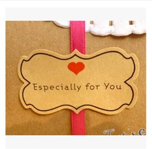 480pcs Vintage Kraft "Especially for you" Gift Seal Label Sticker for Party Favor Cookie Bag Candy Box Decor 5.9*3.2cm 2024 - buy cheap