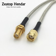 1Pcs Semi Rigid RG402 Cable RP-SMA Male Jack to SMA Female Plug RF Semi-rigid Coaxial Pigtail Wire 10CM 15CM 20CM 30CM 50CM 2024 - buy cheap