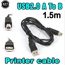 Cable adaptador USB 2,0 macho A macho B, extensión de datos para Epson, Canon, Sharp, HP, escáner de impresora 2024 - compra barato