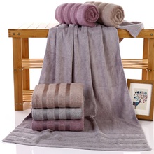 2021 New Bamboo Fiber Bath Towel 70x140cm Soft Solid Bath Towels 3 color Camping Beach Towel Family Shower Towels Bathroom YMT36 2024 - buy cheap