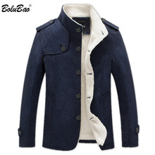 Мужская шерстяная куртка BOLUBAO, повседневная куртка из смесовой шерсти высокого качества на осень и зиму 2024 - купить недорого