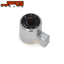 Chrome Ignition Control Switch Cover Cap For Harley Sportster XL883 XL1200 XL 883 1200 Custom Super Low Nightster 2024 - buy cheap