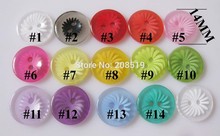 NB0207 Fancy buttons for Kids Flower Pattern 200pcs/lot 14mm Round Resin Plastic Botoes Sewing Supplies 2024 - buy cheap