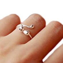 2018 New Fashion Style Women Jewelry Beautiful Finger Open Rings Cute Pet Cat Ring For Women Party Birthday Gifts 2024 - buy cheap