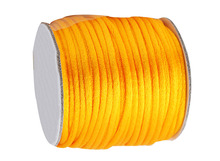 1.5mm Golden Yellow Rattail Nylon Cord+Chinese Knot Beading Thread+Macrame Rope  Bracelet Cords Accessories 80m/roll 2024 - buy cheap