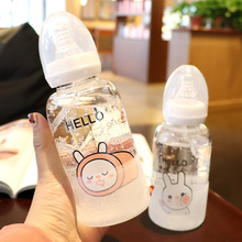 300 мл Сиппи стеклянная чашка детская ниппельная кормушка вода напиток Герметичная Бутылка с соломинкой для обучения ребенка для питья сока тренировочная бутылка 2024 - купить недорого