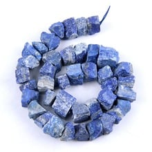 yaye 1pc Natural Blue Lapis Lazuli Rough Stone Raw Crystal Stones Beads Strand Irregular Shaped Diy Jewelry Making Beads New 2024 - buy cheap