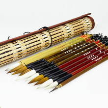 Kit de pincel de caligrafia chinesa com 13 tamanhos, caneta pincel de pintura artística, escrita e desenho, conjunto de pincéis tradicionais chineses 2024 - compre barato