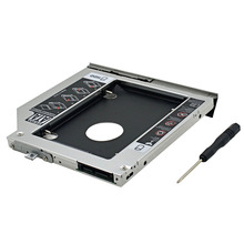 High Quality 2nd HDD Caddy 9.5MM SATA III Dual LED Hasp for 2.5" SSD HDD Enclosure for HP Elitebook 2540P 2560P 2570P CD-ROM 2024 - buy cheap