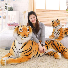 30cm 40cm 50cm 60cm Simulation Tiger Plush Toys Cute Soft Kids Sleeping Back Cushion Cartoon Animal Stuffed Pillow Dolls Gift 2024 - buy cheap