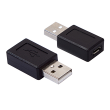 Мини Черный USB разъем для Micro USB женский B M/F разъем адаптера конвертера 2024 - купить недорого