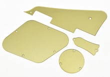 Capa da cavidade de pickguard kaish lp, conjunto de haste de turss, rabo de brinquedo para depenson paul, espelho dourado 2024 - compre barato