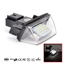 Luz LED blanca para matrícula de coche, lámpara de luz Canbus con Error, para Peugeot Citroen 206, 207, 306, 307, 406, Z3U2, C3, C5, venta al por mayor 2024 - compra barato