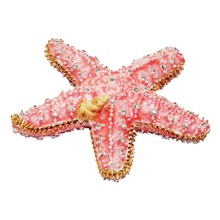 Sea life Starfish nautical crafts fashion metal case trinket alloy gold ring jewelry box birthday X'mas Gifts for lovers 2024 - buy cheap