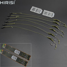 6pcs Carp Fishing Rigs Ready Made Rig with Hook Free Stoppers Carp Terminal Tackle Set Fishing Accessories 2024 - buy cheap