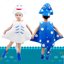 Kid Halloween party cosplay sea fish animal devil rays costume children Mobula Manta Ray clothes suit clothing for boy and girl 2024 - buy cheap