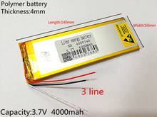 3 line 3.7V,4000mAH (polymer lithium ion battery) Li-ion battery for tablet pc 7 inch 8 inch 9inch 4050140 Free Shipping 2024 - buy cheap