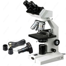 Бинокулярный микроскоп-амскоп 40X-2000X, бинокулярный микроскоп + Механическая сцена + USB-камера 2024 - купить недорого
