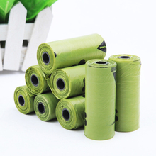 15pcs(roll)/lot Biodegradable Dog Poop Bags Earth-Friendly Green Garbage Bag Cat Waste Bag 2024 - buy cheap