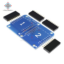 Double Socket Dual Base Shield for Wemos D1 Mini NodeMCU ESP8266 Diy PCB D1 Expansion board 2024 - buy cheap