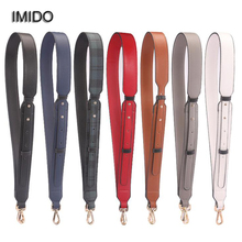 IMIDO 99-108cm Soft leather Women replacement straps shoulder belt bag handbag accessories parts for bags ornament Black STP100 2024 - buy cheap